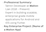 develop a high performance flutter mobile app for android and ios